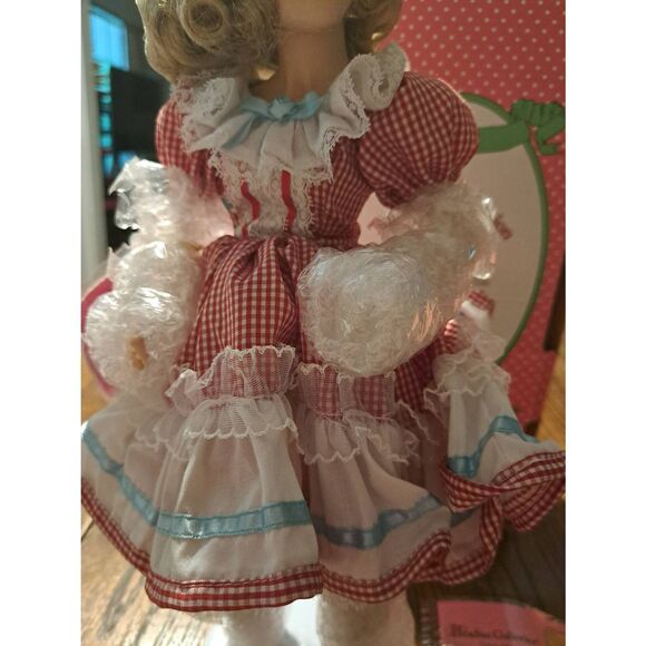 Paradise Galleries Jenny Musical Porcelain Doll Patricia Rose 16" Country Girl - Picture 4 of 10